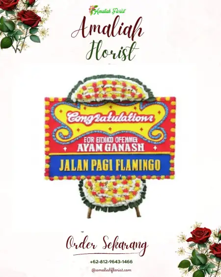 Sewa Papan Bunga Sampora